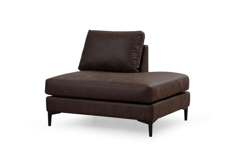 Svanabyn Soffa m. Divan och Schäslong 4-sits - Mörkbrun - Möbler - Soffa - U-soffa