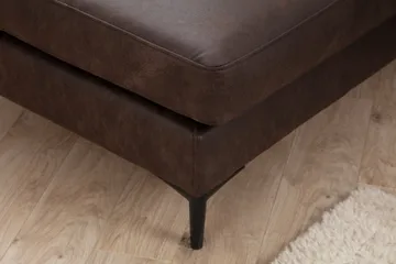 Svanabyn Soffa m. Divan och Schäslong 4-sits - Mörkbrun - Möbler - Soffa - U-soffa