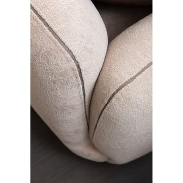 Talrosen 4-sits Svängd Soffa 260 cm i Tyg - Gräddbeige - Möbler - Soffa - 4 sits soffa