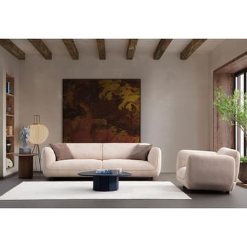 Talrosen 4-sits Svängd Soffa 260 cm i Tyg - Gräddbeige - Möbler - Soffa - 4 sits soffa