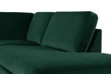 Teodin U-soffa med Divan Sammet Vänster - Grön - Möbler - Soffa - U-soffa