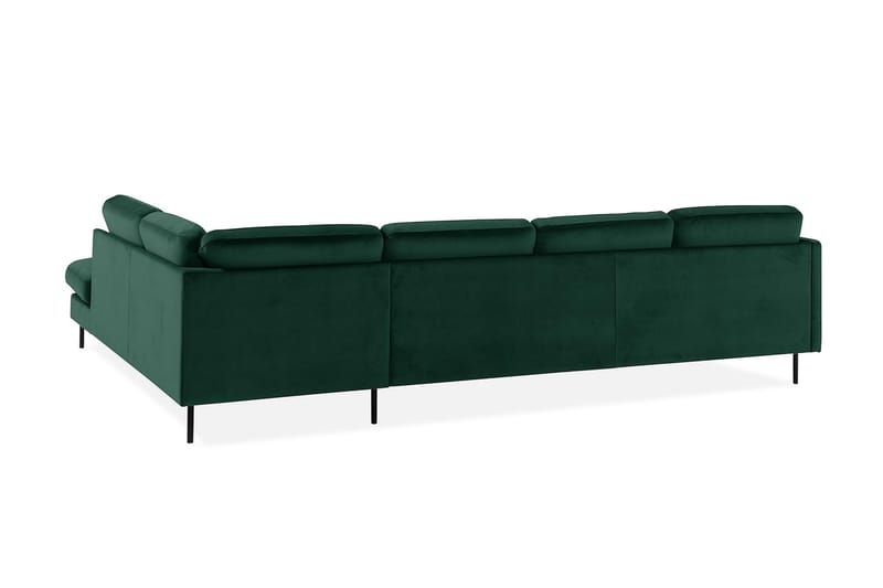 Teodin U-soffa med Divan Sammet Vänster - Grön - Möbler - Soffa - U-soffa