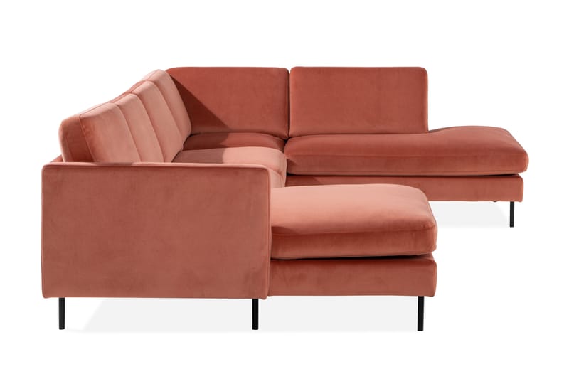 Teodin U-soffa med Divan Sammet Vänster - Rosa - Möbler - Soffa - U-soffa