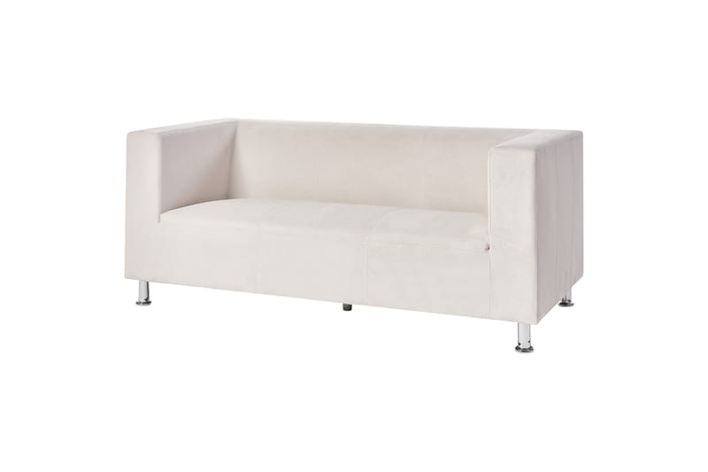 Tomio Soffa 3-sits - Vit/Silver - Möbler - Soffa - 3 sits soffa