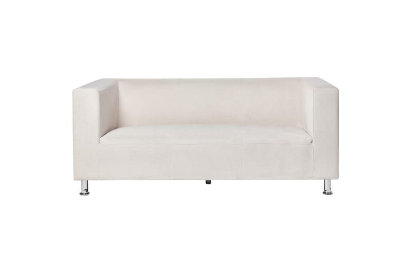 Tomio Soffa 3-sits - Vit/Silver - Möbler - Soffa - 3 sits soffa