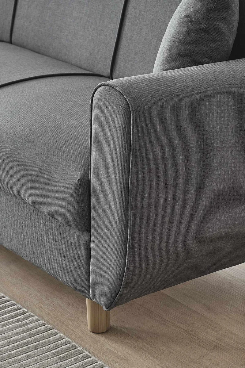 Torlan 3-sits Soffa - Mörkgrå - Möbler - Soffa - Bäddsoffa
