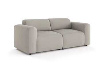 Torvasen 2-sits Soffa i Tyg - Ljusgrå - Möbler - Soffa - 2 sits soffa