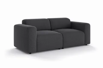 Torvasen 2-sits Soffa i Tyg - Svart - Möbler - Soffa - 2 sits soffa