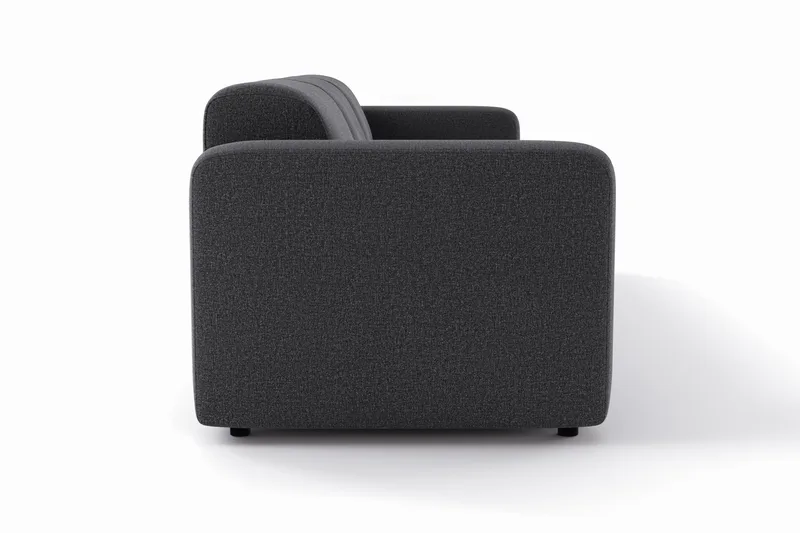 Torvasen 3-sits Soffa i Tyg - Svart - Möbler - Soffa - 3 sits soffa