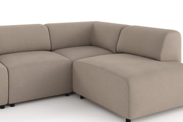 Torvasen 5-sits Soffa med Divan Höger i Tyg - Greige - Möbler - Soffa - Divansoffor & schäslongsoffa