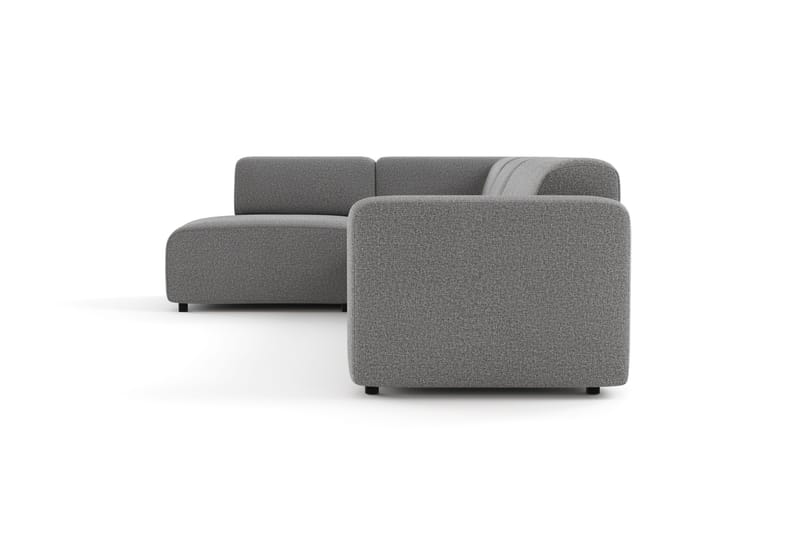 Torvasen 5-sits Soffa med Divan Vänster i Tyg - Grå - Möbler - Soffa - Divansoffor & schäslongsoffa