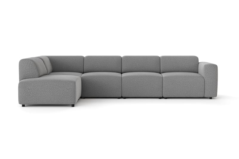 Torvasen 5-sits Soffa med Divan Vänster i Tyg - Grå - Möbler - Soffa - Divansoffor & schäslongsoffa