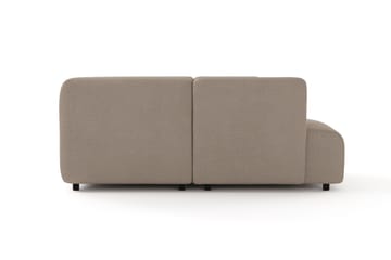 Torvasen 6-sits Soffa med Dubbeldivan i Tyg - Greige - Möbler - Soffa - U-soffa