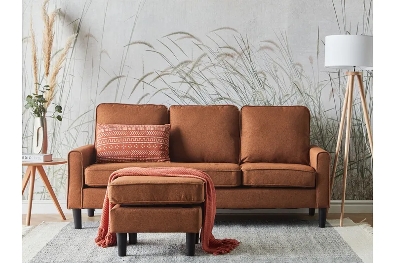 Traun Soffa 3-sits - Brun/Svart - Möbler - Soffa - 3 sits soffa