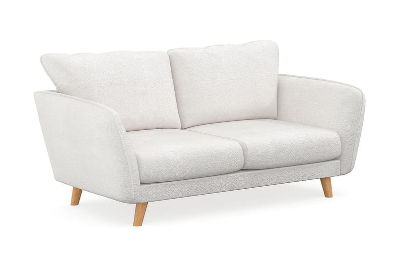 Trend Lyx 2-sits Soffa i Bouclé - Vit - Möbler - Soffa - 2 sits soffa