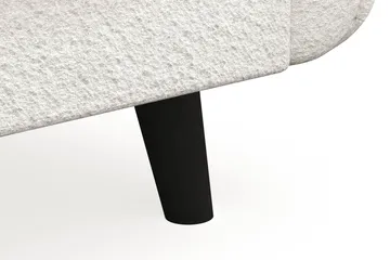 Trend Lyx 2-sits Soffa i Bouclé - Vit - Möbler - Soffa - 2 sits soffa