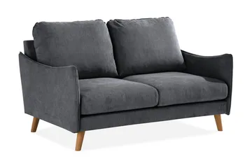 Trend Lyx 2-sits Soffa - Mörkgrå/Ek - Möbler - Soffa - 2 sits soffa
