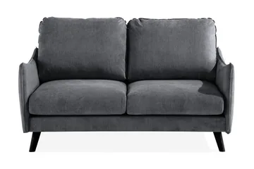 Trend Lyx 2-sits Soffa - Mörkgrå/Svart - Möbler - Soffa - 2 sits soffa