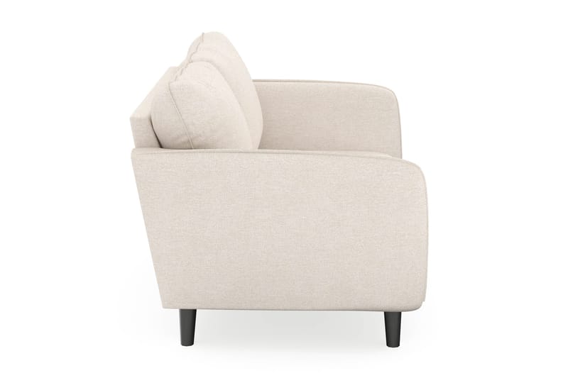 Trend Lyx 2-sits Soffa med Svängda Armstöd i Tyg - Beige - Möbler - Soffa - 2 sits soffa