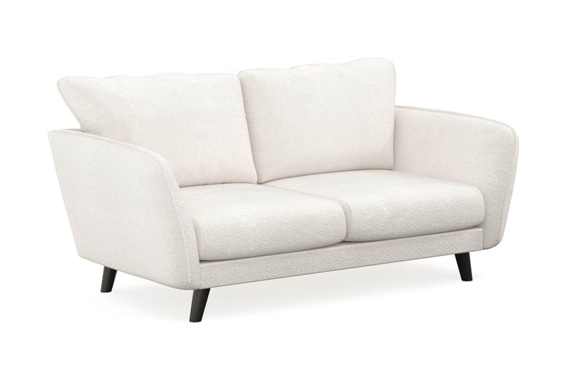Trend Lyx 2-sits Soffa - Vit|Bouclé - Divansoffor & schäslongsoffa - 2 sits soffa med divan