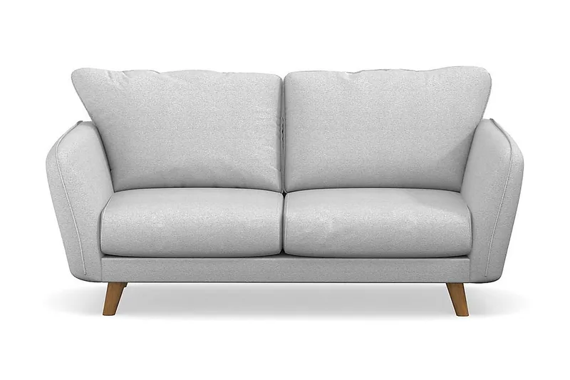 Trend Lyx 2-sits Tygsoffa, Ljusgrå