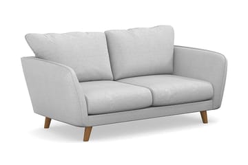 Trend Lyx 2-sits Tygsoffa - Ljusgrå - Möbler - Soffa - 2 sits soffa