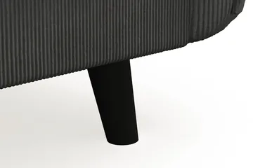 Trend Lyx 3-sits Manchestersoffa - Mörkgrå - Möbler - Soffa - 3 sits soffa