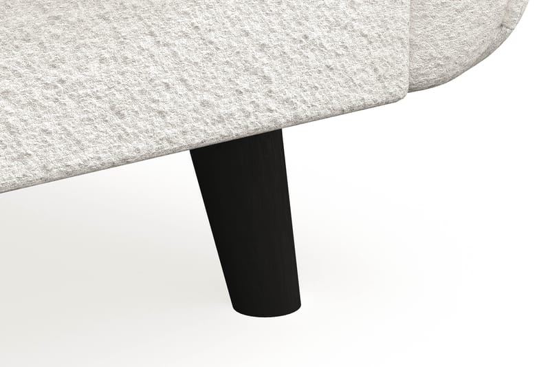 Trend Lyx 3-sits Soffa i Bouclé - Vit - Möbler - Soffa - 3 sits soffa