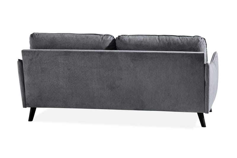 Trend Lyx 3-sits Soffa - Mörkgrå/Svart - Möbler - Soffa - 3 sits soffa