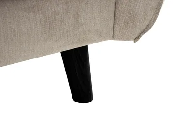 Trend Lyx 3-sits Soffa med Vinklade Armstöd i Tyg - Beige - Möbler - Soffa - 3 sits soffa