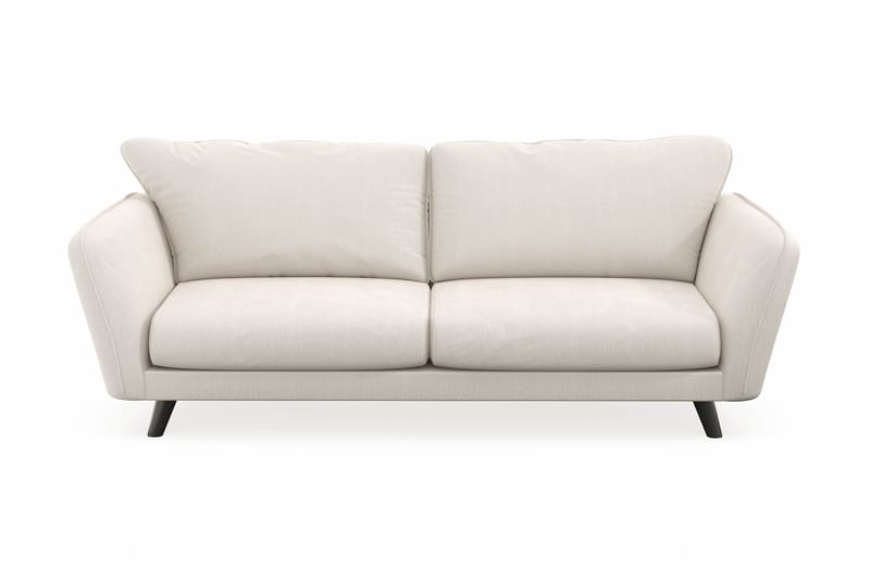 Trend Lyx 3-sits Soffa - Vit Sammet - Divansoffor & schäslongsoffa - 3 sits soffa med divan