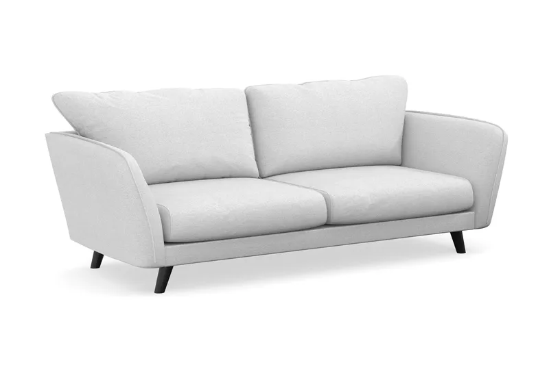 Trend Lyx 3-sits Tygsoffa - Ljusgrå - Möbler - Soffa - 3 sits soffa