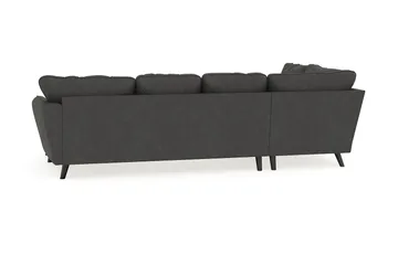 Trend Lyx 4-sits Högervänd U-formad Soffa med Divan och Schäslong i Manchester - Mörkgrå - Möbler - Soffa - U-soffa