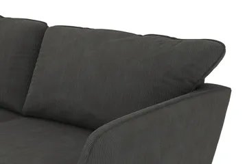 Trend Lyx 4-sits Högervänd U-formad Soffa med Divan och Schäslong i Manchester - Mörkgrå - Möbler - Soffa - U-soffa