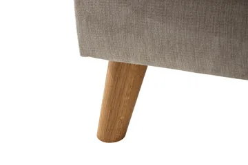 Trend Lyx 4-sits Högervänd U-formad Soffa med Divan och Schäslong i Tyg - Beige - Möbler - Soffa - U-soffa