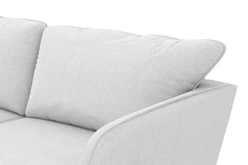 Trend Lyx 4-sits Högervänd U-formad Soffa med Divan och Schäslong i Tyg - Ljusgrå - Möbler - Soffa - U-soffa