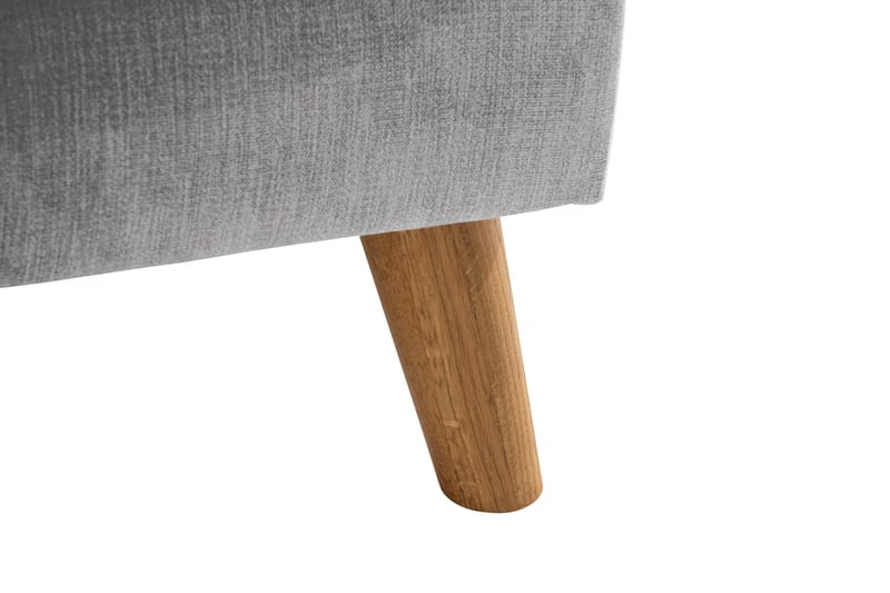 Trend Lyx 4-sits Högervänd U-formad Soffa med Divan och Schäslong i Tyg - Ljusgrå - Möbler - Soffa - U-soffa