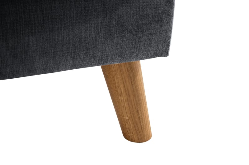 Trend Lyx 4-sits Högervänd U-formad Soffa med Divan och Schäslong i Tyg - Mörkgrå - Möbler - Soffa - U-soffa