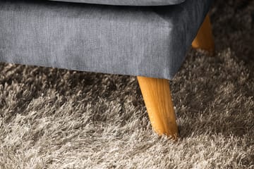 Trend Lyx 4-sits Högervänd U-formad Soffa med Divan och Schäslong i Tyg - Mörkgrå - Möbler - Soffa - U-soffa