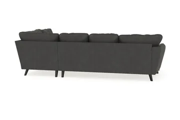 Trend Lyx 4-sits Vänstervänd U-formad Soffa med Divan och Schäslong i Manchester - Mörkgrå - Möbler - Soffa - U-soffa
