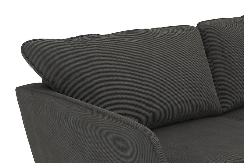 Trend Lyx 4-sits Vänstervänd U-formad Soffa med Divan och Schäslong i Manchester - Mörkgrå - Möbler - Soffa - U-soffa