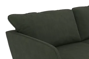 Trend Lyx 4-sits Vänstervänd U-formad Soffa med Divan och Schäslong i Manchester - Mörkgrön - Möbler - Soffa - U-soffa