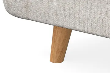Trend Lyx 4-sits Vänstervänd U-formad Soffa med Divan och Schäslong i Tyg - Beige - Möbler - Soffa - U-soffa