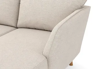 Trend Lyx 4-sits Vänstervänd U-formad Soffa med Divan och Schäslong i Tyg - Beige - Möbler - Soffa - U-soffa