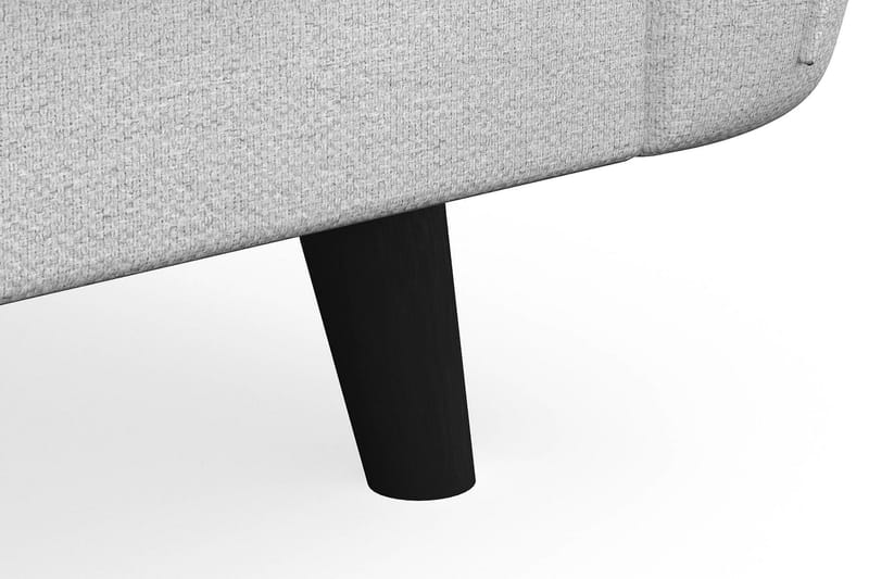 Trend Lyx 4-sits Vänstervänd U-formad Soffa med Divan och Schäslong i Tyg - Ljusgrå - Möbler - Soffa - U-soffa