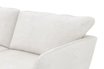 Trend Lyx 6-sits Vändbar L-formad Hörnsoffa i Bouclé - Vit - Möbler - Soffa - Hörnsoffa