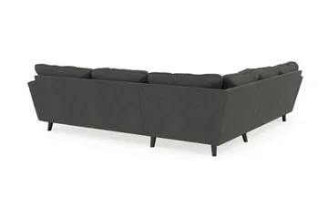 Trend Lyx 6-sits Vändbar L-formad Hörnsoffa i Manchester - Mörkgrå - Möbler - Soffa - Hörnsoffa