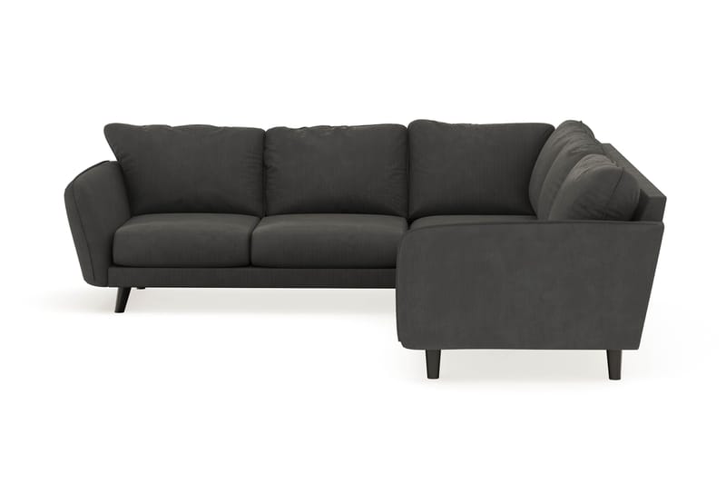 Trend Lyx 6-sits Vändbar L-formad Hörnsoffa i Manchester - Mörkgrå - Möbler - Soffa - Hörnsoffa