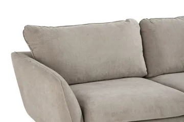 Trend Lyx 6-sits Vändbar L-formad Hörnsoffa i Tyg - Beige - Möbler - Soffa - Hörnsoffa