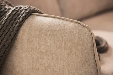 Trend Lyx 6-sits Vändbar L-formad Hörnsoffa i Tyg - Beige - Möbler - Soffa - Hörnsoffa